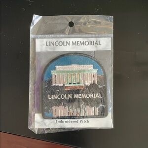 Lincoln Memorial Embroidered Patch